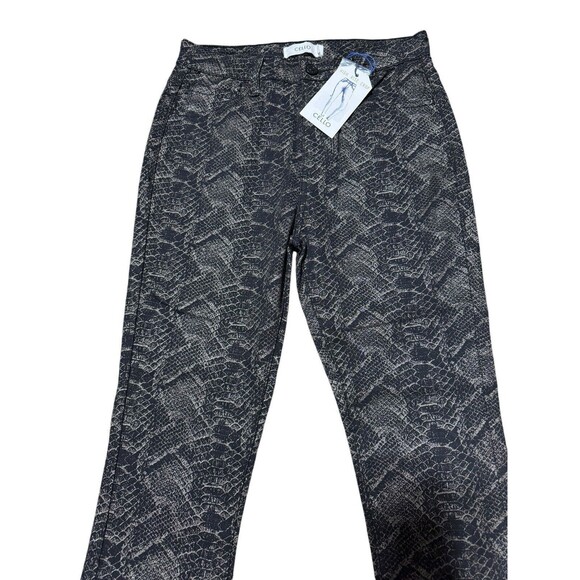 Cello Women’s High Rise Crop Snakeskin Size 1 NWT - Picture 3 of 13